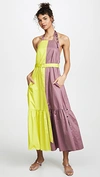 TIBI colourBLOCK DRESS