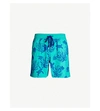 VILEBREQUIN MOOREA TURTLE AND CORAL-PRINT RELAXED-FIT SWIM SHORTS