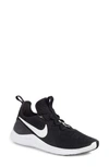 Nike Free Flyknit Colorblock Trainer Sneakers In Black/ White