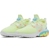 Nike React Presto Sneaker In Barely Volt/ Crimson/ Blue