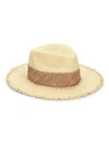 Rag & Bone Women's Frayed Panama Straw Hat In Natural Tan