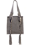 SOPHIE ANDERSON JOSS FRINGED WOVEN TOTE