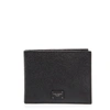 DOLCE & GABBANA BLACK LEATHER WALLET WITH LOGO PLAQUE,10959556