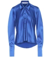 BALENCIAGA SATIN BLOUSE,P00380168