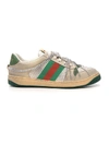 GUCCI GUCCI SCREENER CRYSTAL EMBELLISHED SNEAKERS