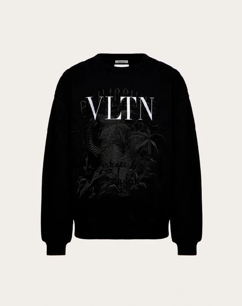 Valentino Vltn Sweatshirt With Embroidered Detailing In 
