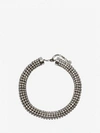 ALEXANDER MCQUEEN PAVE TUBULAR CHOKER