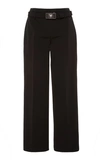 PRADA CROPPED STRETCH-KNIT STRAIGHT-LEG PANTS,683896