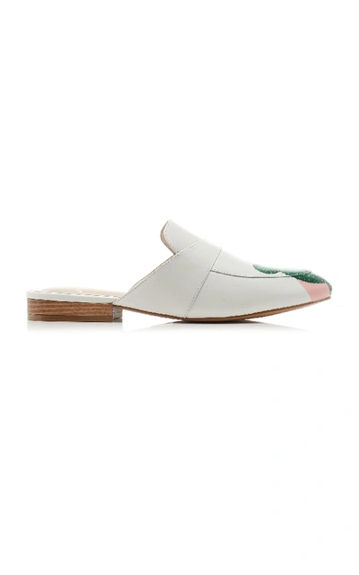 Alepel M'o Exclusive: Cactus Mules In White