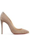 CHRISTIAN LOUBOUTIN PIGALLE FOLLIES 100 SUEDE PUMPS