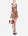 DOLCE & GABBANA PORTOFINO-PRINT BROCADE PLAYSUIT