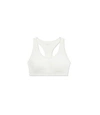 Tory Sport Seamless Racerback Bra In Snow White