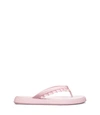 Tory Sport Ruffle Flip Flopss In Cotton Pink / Cotton Pink Snow White