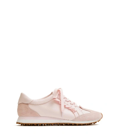 Tory Sport Golf Ruffle Trainers In Cotton Pink / Cotton Pink Cotton Pink