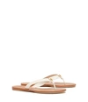Tory Burch Women's Manon Leather Thong Sandals In Perfect Ivory
