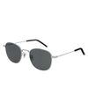 SAINT LAURENT MEN'S ROUND METAL SUNGLASSES,PROD222790400