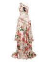 PHILIPP PLEIN LONG DRESS FLOWERS