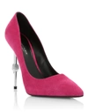 Philipp Plein Decollete Hi-heels Statement In Fuxia