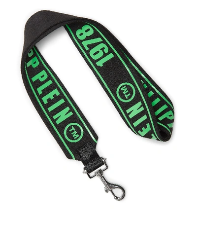 Philipp Plein Nylon Key Chains  Tm In Green