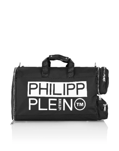 Philipp Plein Medium Travel Bag Original In Black