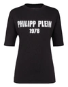 Philipp Plein T-shirt Round Neck Ss Pp1978 In Black