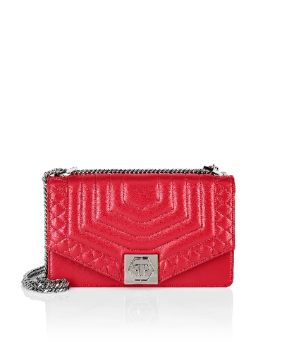 Philipp Plein Shoulder Bag Original In Red