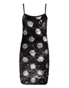 PHILIPP PLEIN SHORT DRESS PAILLETTES