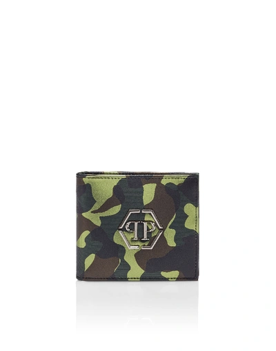 Philipp Plein French Wallet Camouflage