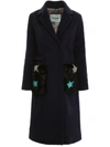 AVA ADORE COAT WITH FUR POCKETS,10959881