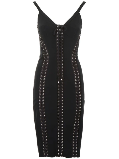 Dolce & Gabbana Bustier Dress In Black