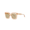 BOTTEGA VENETA ORANGE OVERSIZED SUNGLASSES,3046370