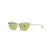 GUCCI GREEN CAT-EYE SUNGLASSES,2991182