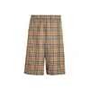BURBERRY Vintage check wool tailored culottes