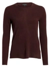 Saks Fifth Avenue Women's Collection Cashmere Roundneck Sweater In Espresso