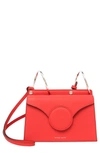 Danse Lente Mini Phoebe Leather Bag - Red In Coral