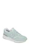 New Balance Women's 997 Casual Shoes, Green In White Agave
