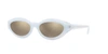 ALAIN MIKLI ALAIN MIKLI WOMAN  A05038 -  FRAME COLOR: WHITE, LENS COLOR: GOLD, SIZE 54-19/140,8053672898866