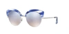 ALAIN MIKLI ALAIN MIKLI WOMAN  A04007 -  FRAME COLOR: BLUE, LENS COLOR: SILVER, SIZE 51-19/135,8053672754995