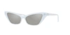 ALAIN MIKLI ALAIN MIKLI WOMAN  A05036 -  FRAME COLOR: WHITE, LENS COLOR: SILVER, SIZE 57-15/140,8053672850987