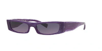 Alain Mikli Woman  A05039 -  Frame Color: Violet, Lens Color: Grey-black, Size 54-18/140