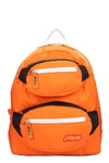 Heron Preston Orange Nylon Backpack In Orange