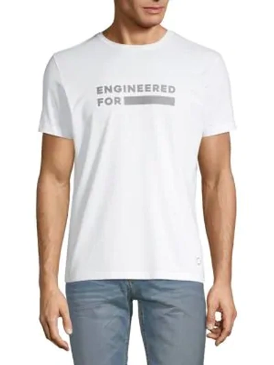 Efm-engineered For Motion Logo Graphic T-shirt In White