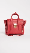 3.1 Phillip Lim Mini Pashli Leather Satchel In Red