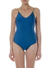OSEREE BLUE AND BLACK TRAVAILLE SWIMSUIT,TIS601 UNIBLUE