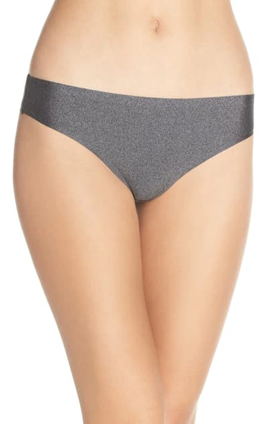 Honeydew Intimates Skinz Thong In Heather Black