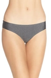 Honeydew Intimates Skinz Hipster Briefs In Heather Black