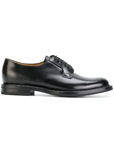 Church's Black Shannon Leather Derby Shoes