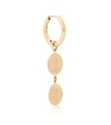 ANISSA KERMICHE LOUISE D'OR DOUBLE COIN 14-KT GOLD SINGLE EARRING,P00386670