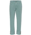 BRUNELLO CUCINELLI HIGH-RISE CROPPED JEANS,P00384041