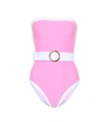 ALEXANDRA MIRO WHITNEY BELTED ONE-PIECE SWIMSUIT,P00390918